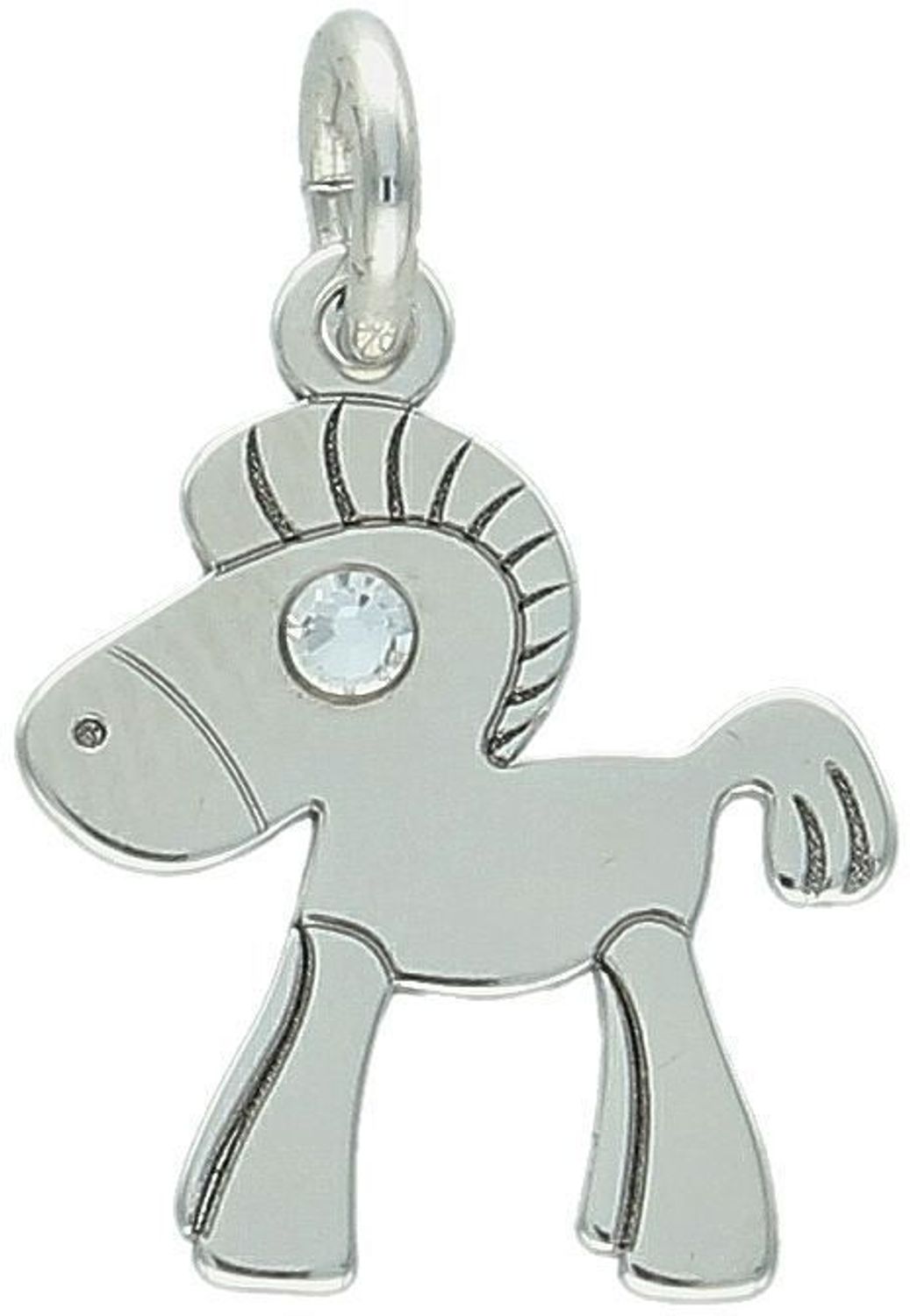 Zawieszka srebrna konik próba 925, CB 02 Delikatna i symboliczna – srebrna zawieszka w kształcie konika to uroczy dodatek, który zachwyca prostotą i eleganc 1.jpg